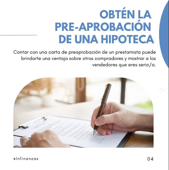 obtén la pre-aprobación de una hipoteca